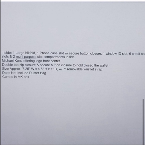 Michael Kors Jet Set Travel Dbl Zip Wristlet - Picture 6 of 6